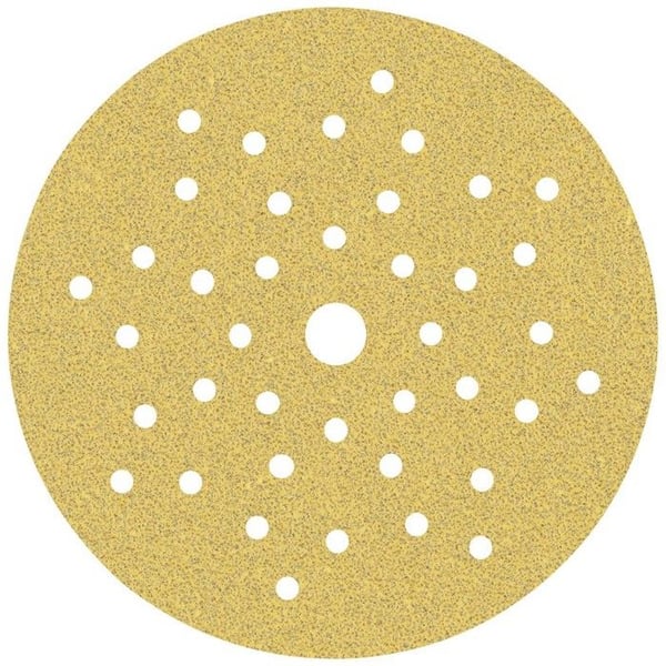 Perforerad adhesivskiva - Bosch - 125 mm - Kornstorlek 60 - 50 stycken - EXC470 - Snabb slipning - Krokfäste