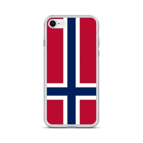 Coque iPhone - Flagga på Bouvetön - Mjuk - Flerfärgad - Kompatibel med iPhone 7 - Vertikal