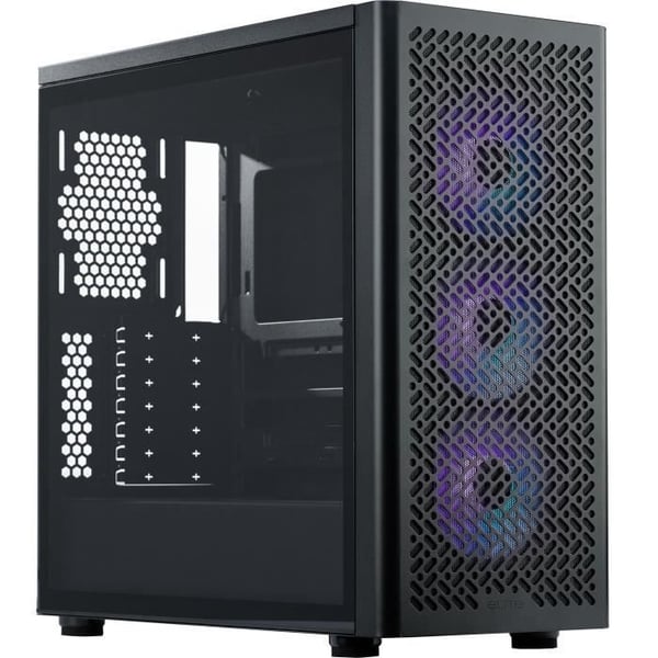 Speldatorlåda - COOLER MASTER - E502-KGNN-S00 - Elite 502 - Mellanstor tur - ATX, Micro-ATX och Mini-ITX