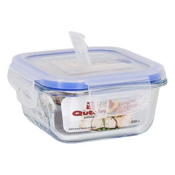 Lunchbox - EUROWEB - Fyrkantig modell - 1100 cc - Glas - Lufttät stängning