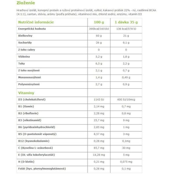 Kompava Veganskt Protein, 525 g, choklad-apelsin