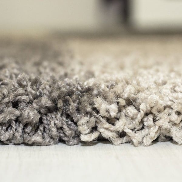 Tapis Shaggy - Gala - Taupe-Beige - 120x170 cm - Lång lugg - Inomhus