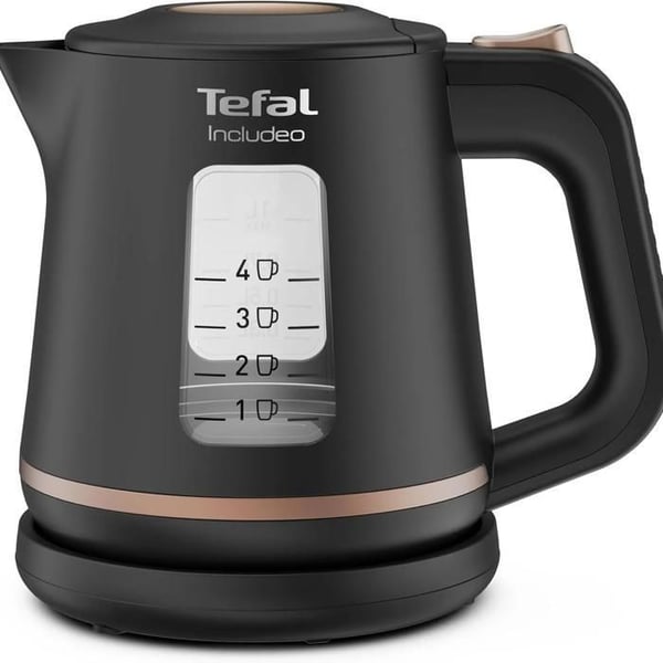 Tefal Elektrisk vattenkokare 1 L, Lättanvänd, Ergonomiskt handtag, KI533811