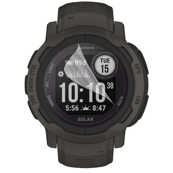 Skyddsglas för Garmin Instinct 2 - 45mm [Pack 6] Ultra Tunn Plastisk Skyddsfilm Phonillico