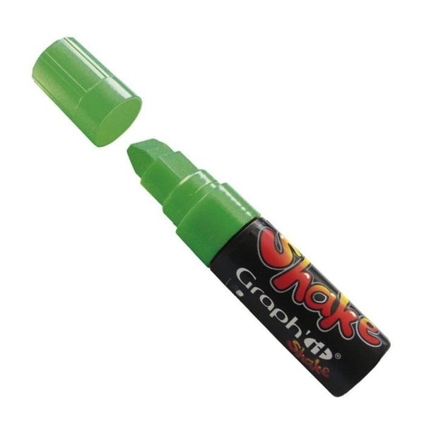 Graph'it shake 16 mm Graph'it Shake vattenbaserad färgmarkör, - Färg: Limegrön - Kod: 8260 - Tips: XL 5-16 mm -