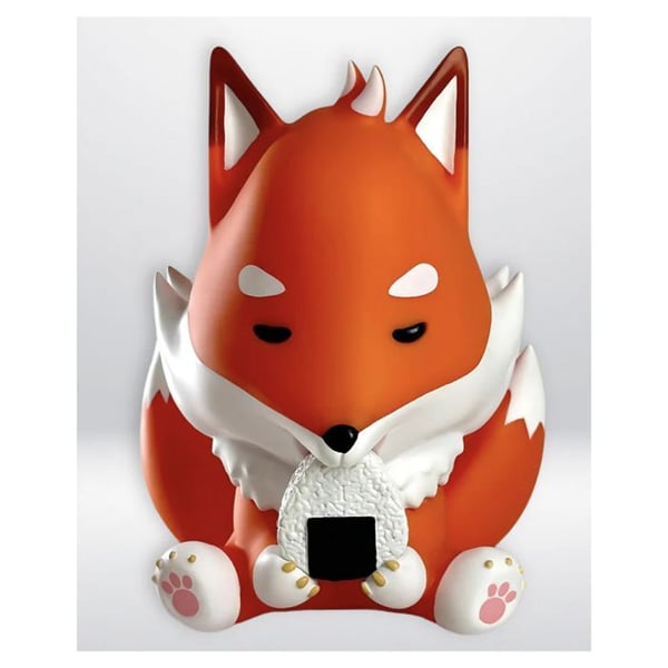 Sparbössa - Plastoy - Kitsune Onigiri - Orange - Plast - Mixad