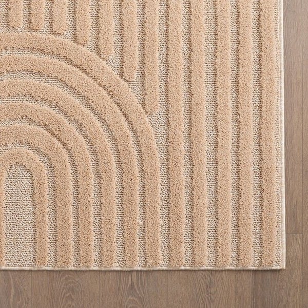 Matta - MELIS HOME - Skandinavisk bohem - Rosa - 120X170 cm - Jutebaksida