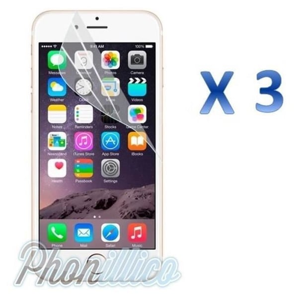 Filmskydd Ecran - Phonillico - Apple iPhone 7 - Paket med 3 - Mjuk plast - Repfri