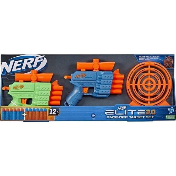 NERF Coffert Elite 2.0 Face off Target coffret