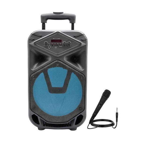 Bärbar Bluetooth-högtalare 41×24cm Ljus 10W med Inbyggd Mikrofon Svart / Blå