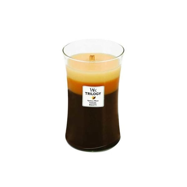 WOODWICK DOFTLJUS CLESSIDRA STOR STOR BURK CAFÉ SÖTSAKER