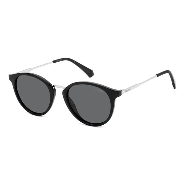 Polaroid solglasögon PLD 4147/S/X 51/19/145 SVART/GRÅ polykarbonat unisex PLD 4147/S/X