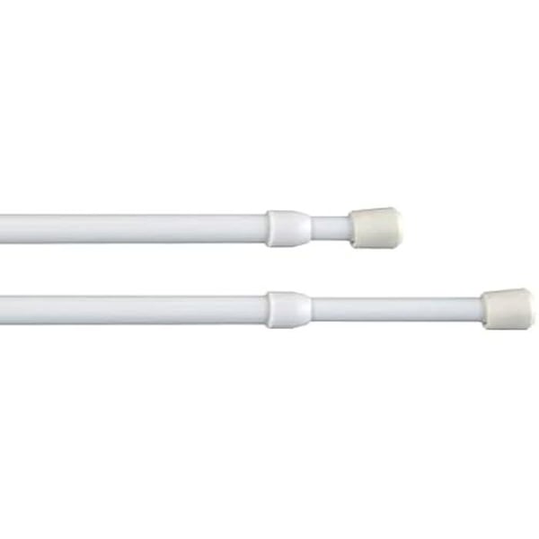 Gängad skruvhållare 8 mm 50-85 cm vit 2 st