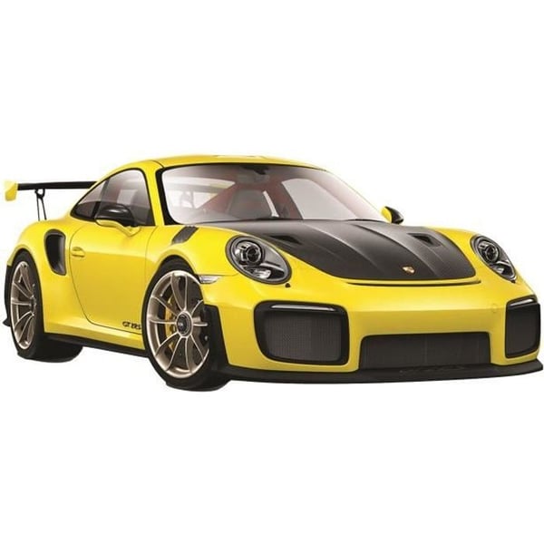 Miniaturebil - MAISTO - PORSCHE 911 GT2 RS - Gul - Til børn fra 3 år og derover