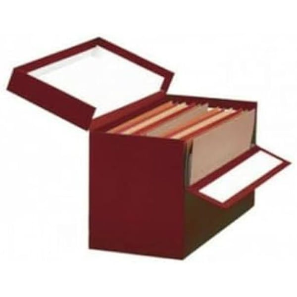 Arkivlåda - MARIOLA - S8420538 - Röd - 39 x 25,5 x 20 cm - Elegant och hållbar