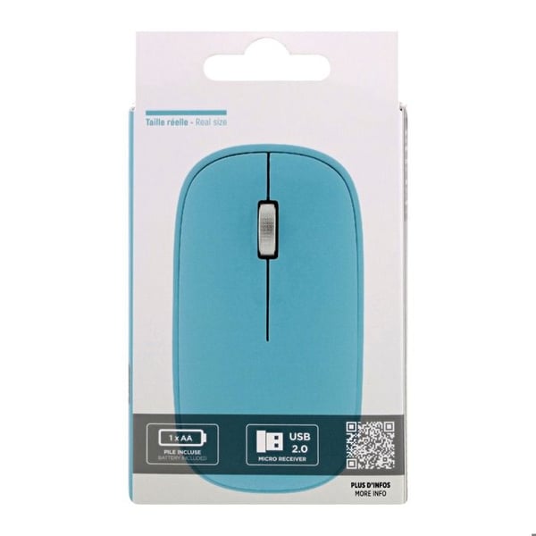 Trådlös mus - T'NB - 2 i 1 - Bluetooth och USB-A dongel - Automatisk viloläge - Energibesparing