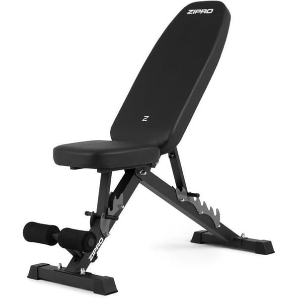 Träningsbänk - ZIPRO - Jacked - Fällbar - Separata inställningar - Optimal komfort