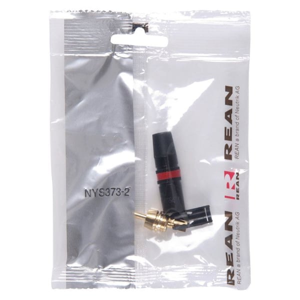 RCA-kontakt - Neutrik - NE1031015 - Svart Metall - Ljud - RCA Hane