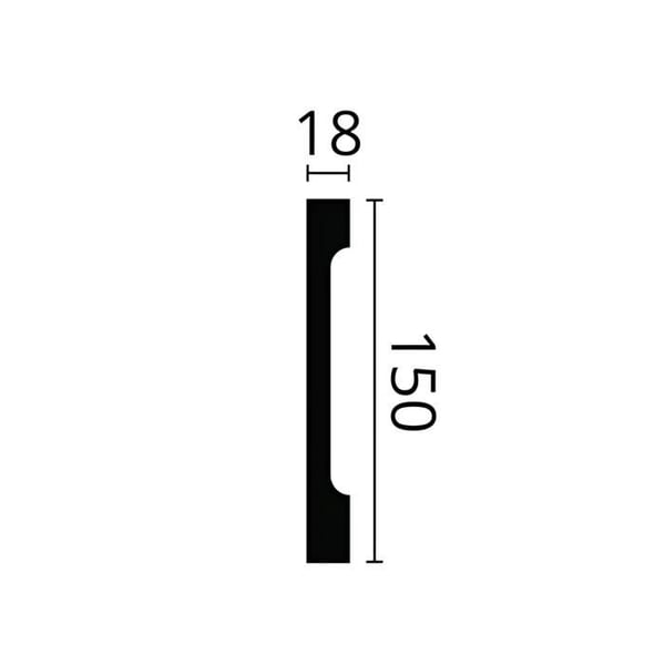 WALLSTYL - FD15S HD Polystyrene Sockel