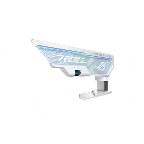 Support til grafikkort - ASUS - XH01 ROG HERCULX - Hvid - ARGB - Højdejusterbar 72-128 mm