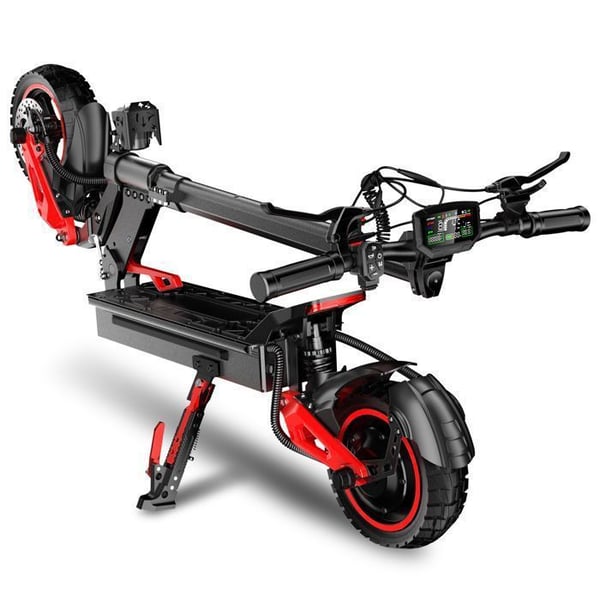 FREEBOY J15 MAX elektrisk scooter til voksne, 1200 W motor, 10 tommer dæk, 48 V 18,2 Ah batteri, sammenfoldelig