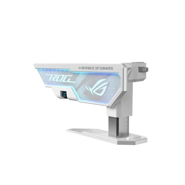 Support til grafikkort - ASUS - XH01 ROG HERCULX - Hvid - ARGB - Højdejusterbar 72-128 mm