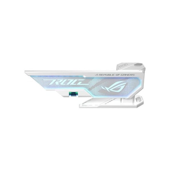 Support til grafikkort - ASUS - XH01 ROG HERCULX - Hvid - ARGB - Højdejusterbar 72-128 mm