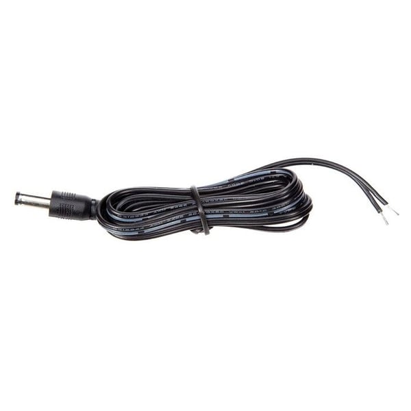 Velleman 1,30 m strömkabel med 2,1x5,5 mm hane DC-kontakt