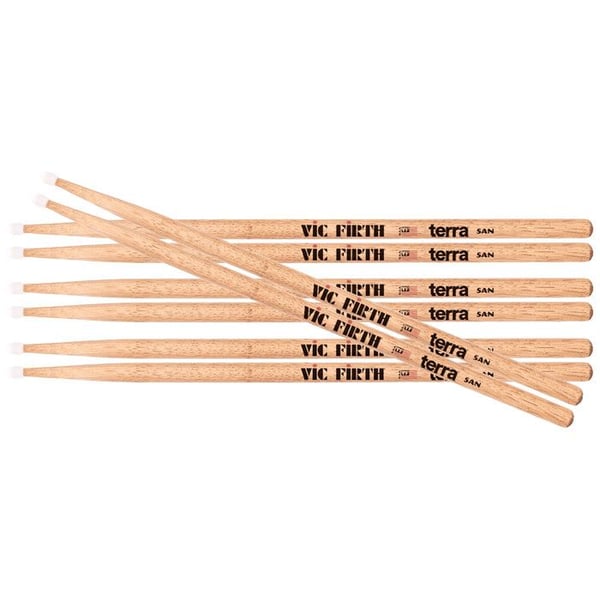 Vic Firth Pack 4 par 5ATN Terra Pinnar