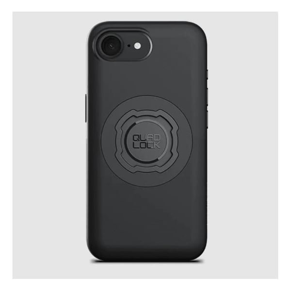 Telefonfodral - QUAD LOCK - iPhone 16 (SE4) - Twist & Lock mekanism - Stötdämpning - TPU kant-till-kant