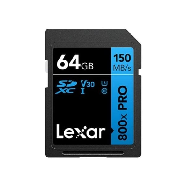 LEXAR SDXC-kort 800x PRO Blue Series 64Go UHS-1 V30 - LÄS 150