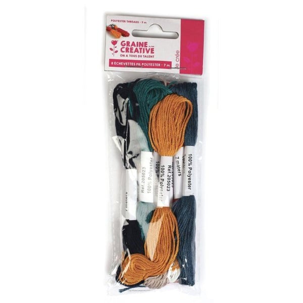 Graine Créative - Broderigarn 8 nystan 7m Bourgogne
