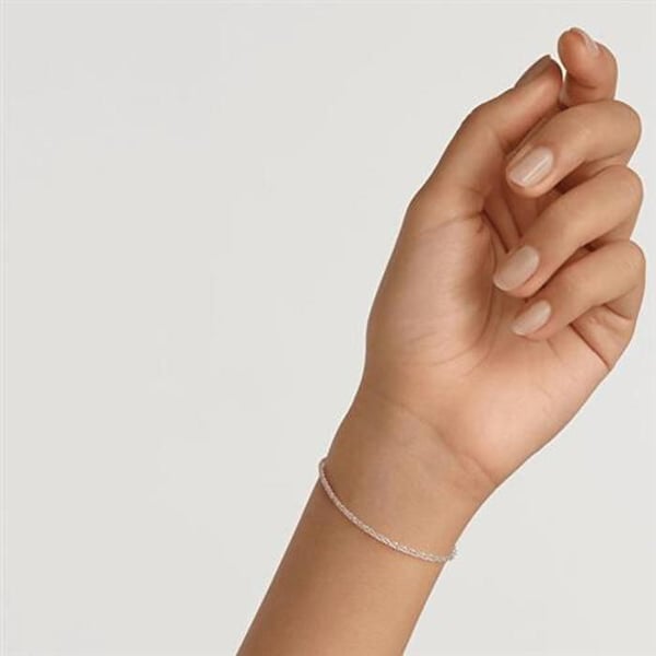 Armbånd - DANIEL WELLINGTON - Elan DW00400558 - Kirurgisk stål 316L - Sølvfarvet - 18,5 cm