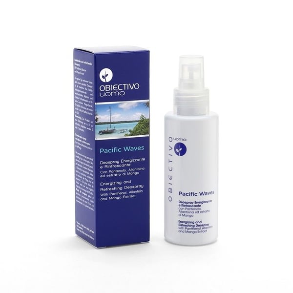 Deodorantspray för män Objective Pacific Waves utan gas, långvarigt skydd, 100 ml
