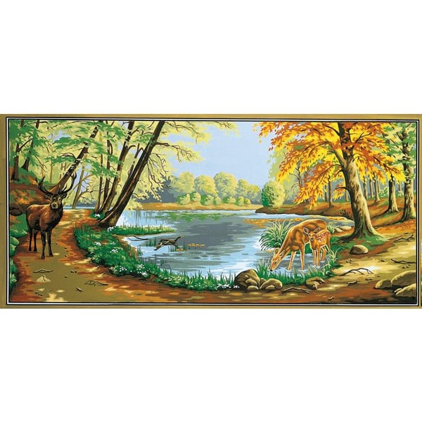 Canevas Pénélope Antik I skogen 65x130cm