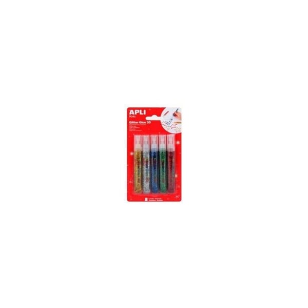 Colle Paillettes 5 rör Glitter Lim 3D