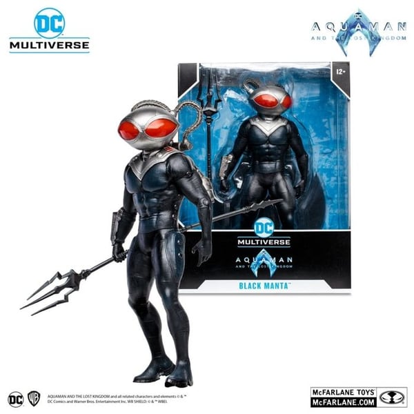McFarlane Toys - Aquaman och det förlorade kungariket - Megafigurin DC Multiverse Black Manta 30 cm