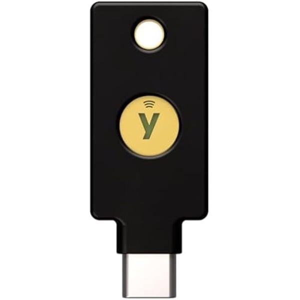 Säkerhetsnyckel - YUBICO - YubiKey 5C NFC - FIPS 140-2 - USB-C - Multi-protokoll