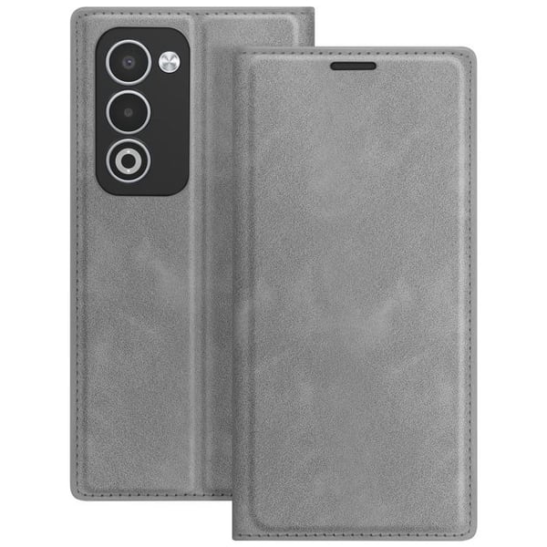 Folio Classic Case för Oppo A5 med Stödfunktion Grå