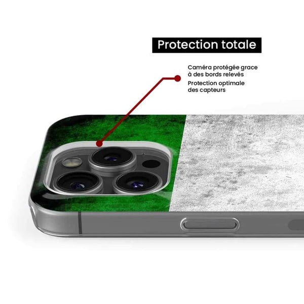1001Coques - Silikonfodral kompatibelt med Apple iPhone XR - Mönster italiensk flagga - Originaldesign tryckt i Frankrike