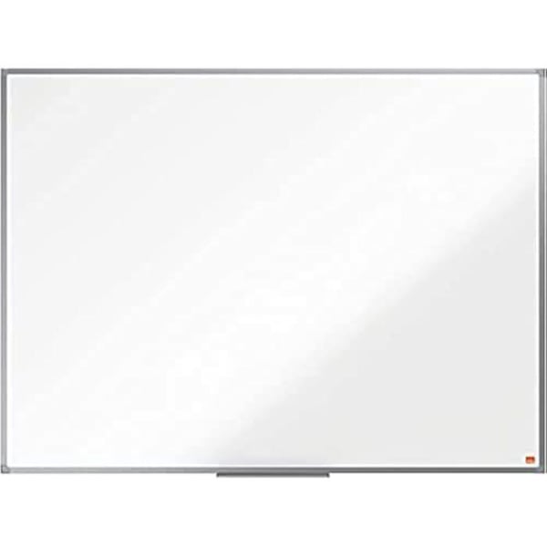 Magnetisk Whiteboard - NOBO - 1200 x 900mm - Aluminiumram - 25 års garanti - Inkluderar pennhållare