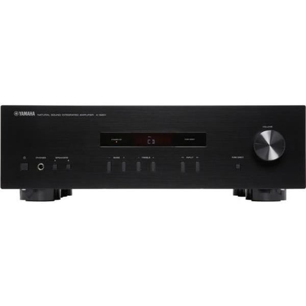 YAMAHA A-S201 BL stereoförstärkare - 2 x 100 W - 5 ingångar inklusive 1 Phono-ingång - Pure Direct-läge - Bananplugg kompatibel - Högtalare