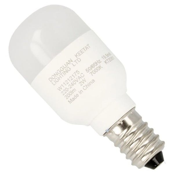 Ampull LED - WHIRLPOOL - C25 E14/2 - Kylskåp - Vit - 230V