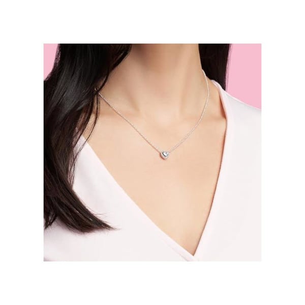 Halsband - Pandora - 398425C01-45 - 925 Silver - Längd 45 cm - Färg Grå