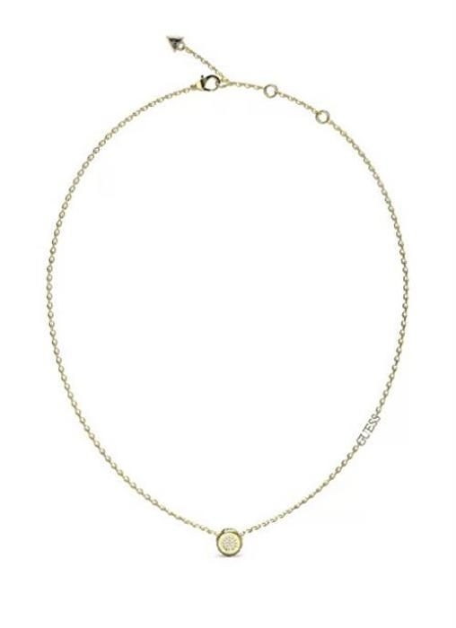 Collier i guldpläterad med kubisk zirkon Stylish Guess JUBN04593JWYGT/U