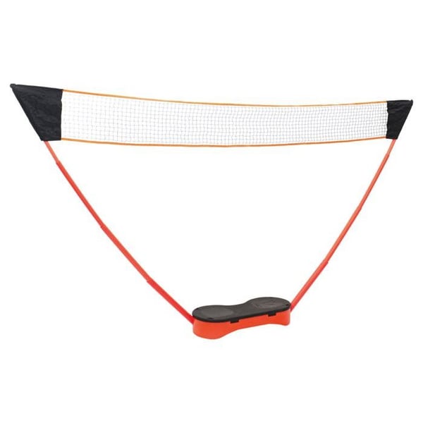 HSF® Badmintonset med 2 racketer, nät och förvaringslåda - för barn/julklapp/födelsedag - 292x30x152 cm bgv67