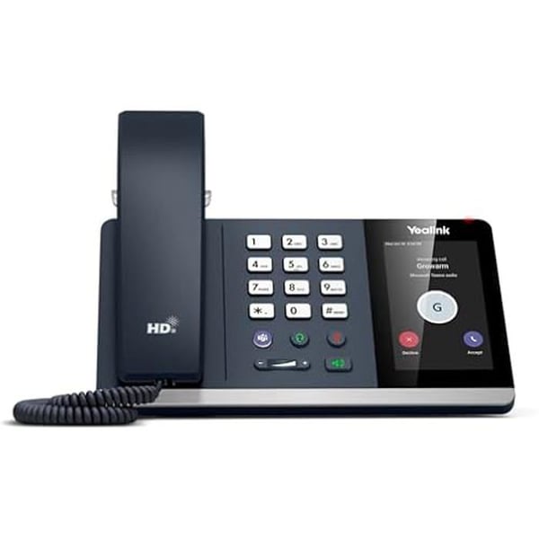 Bordstelefon - YEALINK - MP54 E2 - 4" pekskärm - Bluetooth-parning - Microsoft Teams Certified