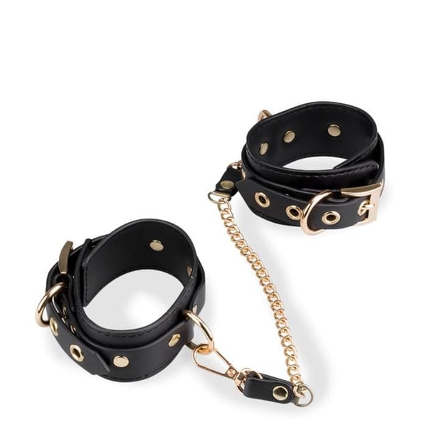 Lyxigt bondage-set med förvaringsväska - Svart
