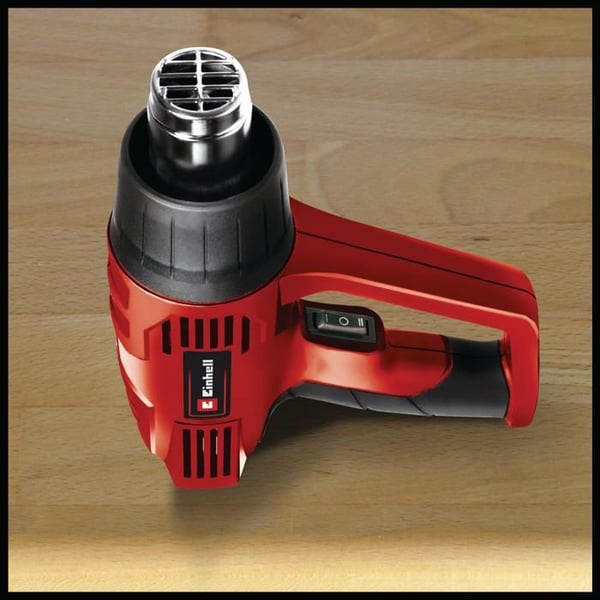 Einhell Varmluftpistol TH-HA 2000/1 (2000 W, Stabil position sikret) Leveres med tilbehør