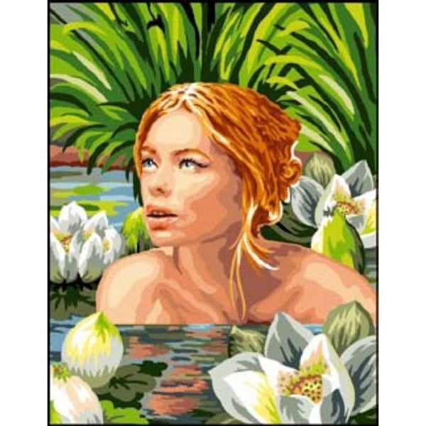Prinsessa - Antik duk Naïade Mimo Verdé 50x65cm